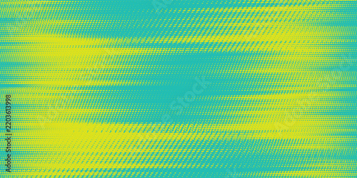 Neon green yellow background with grunge texture brush strokes. Squiggle bold smears template. Grainy bold bright brush strokes. Punk neon vector texture background. Backdrop street art design.