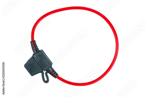 Fuse holder automotive isolated on a white background