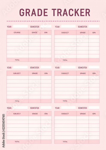 Pink Monthly Planner Template with Task Lists and Monthly Overview