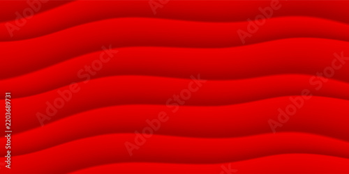 Abstract red geometric background. Neumorphism style