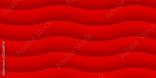 Abstract red geometric background. Neumorphism style