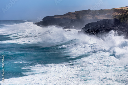 Déferlantes au Souffleur, Saint-Leu, Île de la Réunion 