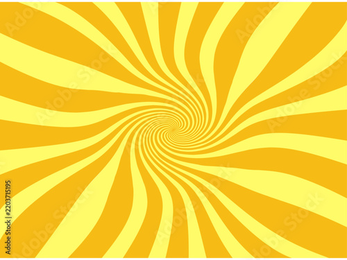 Twisted yellow-orange radial burst background wallpaper1