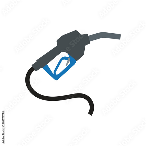 Gasoline Nozzle Designs Vector Illustration