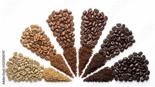 Coffee Roasting Stages from Green to Dark Roast