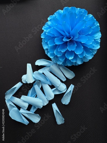 Handmade satin ribbon flower – hobbies and crafts