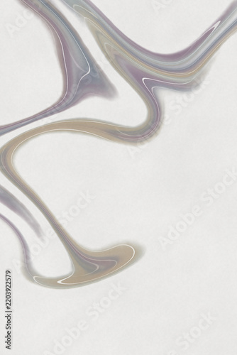 Foto Abstract fluid shapes with muted pastel colors