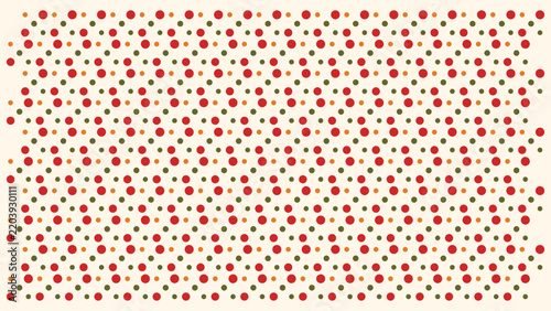 Multicolor Polka Dot Seamless Pattern Vector Background Red Dot Texture for Fabric Textile Wallpaper Design