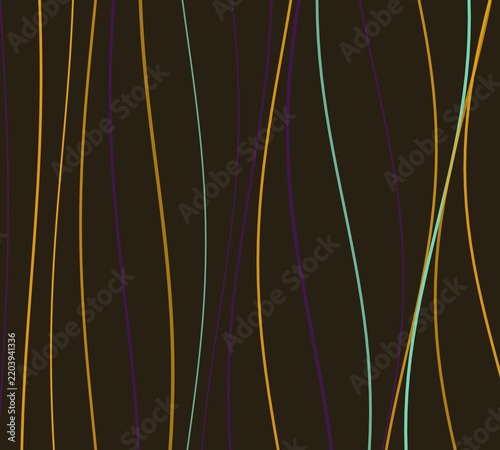 Abstract background pattern with colorful vertical curved lines and elegant flow