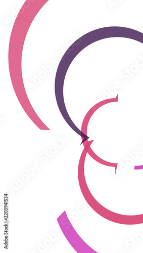 Abstract background with colorful curved shapes and dynamic graphic elements transparent background