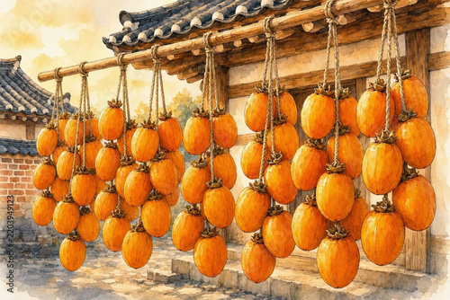Dried persimmons