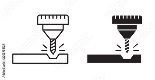 CNC machine icon