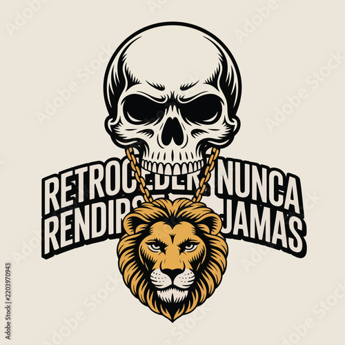 Skull and Crossbones Icon with Skeleton Head and Bones, Dark Horror Symbol for Halloween, Pirate, Tattoo, Danger, Death and Spooky Vector Illustration