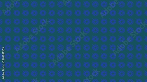 Abstract Blue Geometric Pattern Background Animation With Repeating Shapes