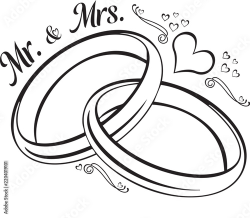 Mr and Mrs rings