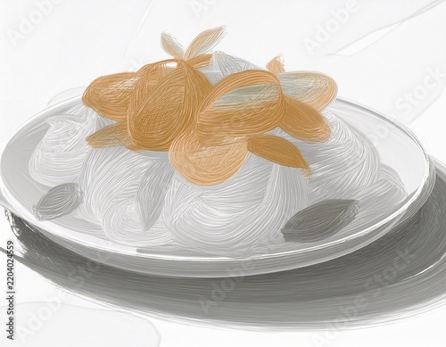 white background generative ai