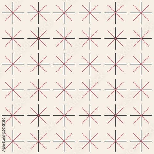 Geometric star pattern seamless vector background