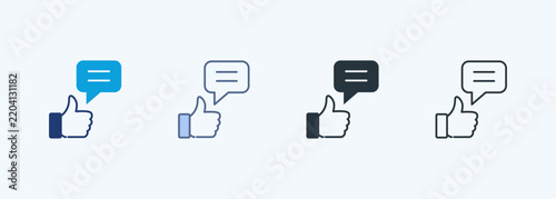 Feedback Multiple Style Icon Collection