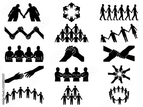 People Unity Editable Silhouette
