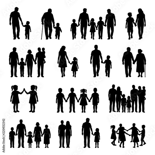 Group Holding Hands Icon