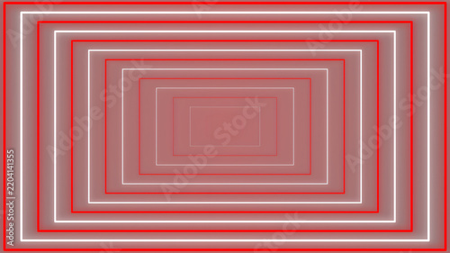 Abstract background with repeating rectangle borders in red and pink colors for modern graphic design projects and digital art backgrounds