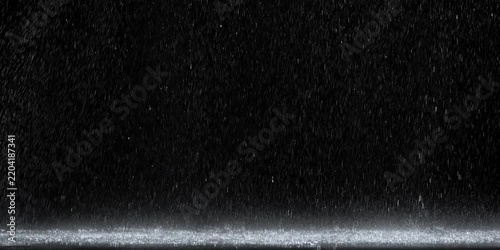 Rain Drops Falling Computer generated rain looped animation. 4k heavy rain version.