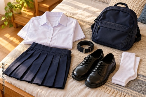 Fototapeta School Shoes Uniform