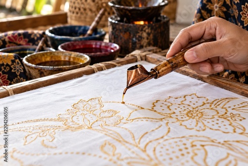 Fototapeta Batik Tjanting Hand Craft