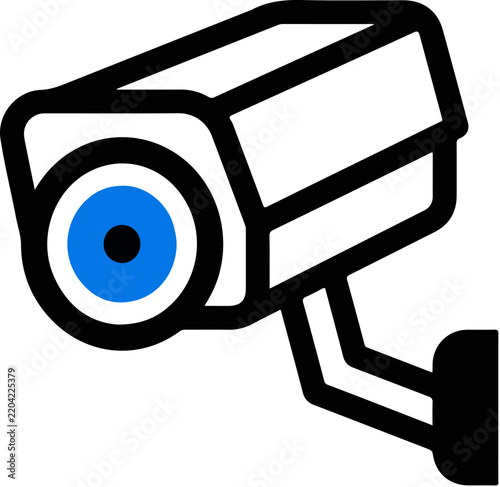 Security Camera CCTV Icon for Video Surveillance and Property Monitoring