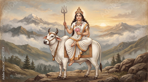 Maa Durga, the divine Hindu Goddess 