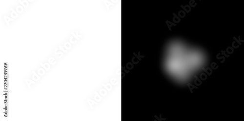 White abstract light flare with transparent background on dark screen for effects.