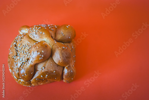 Pan de Muerto, traditional Mexican Day of the Dead bread