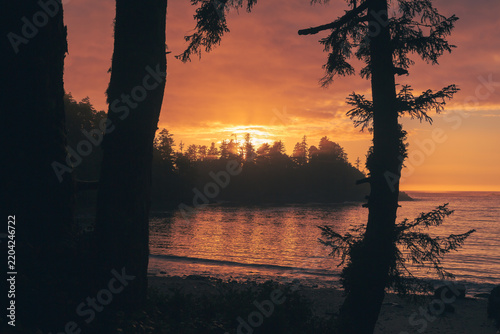Sunset Over The Ocean