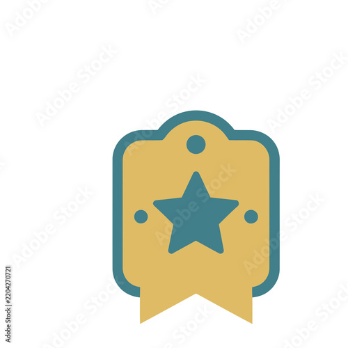 Star badge icon