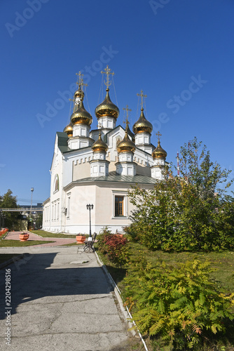 Transfiguration Cathedral in the city of Yakutsk,.