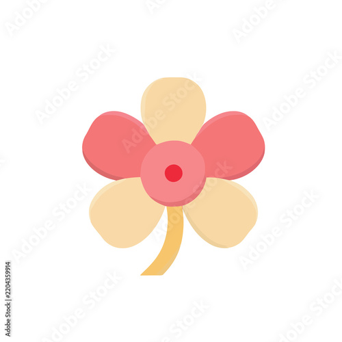 Stylized flower illustration