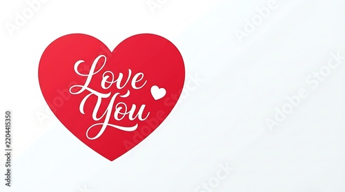 Simple Love Expression Artwork