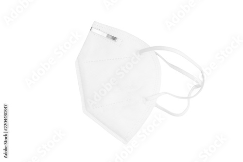 White n95 face mask providing health protection