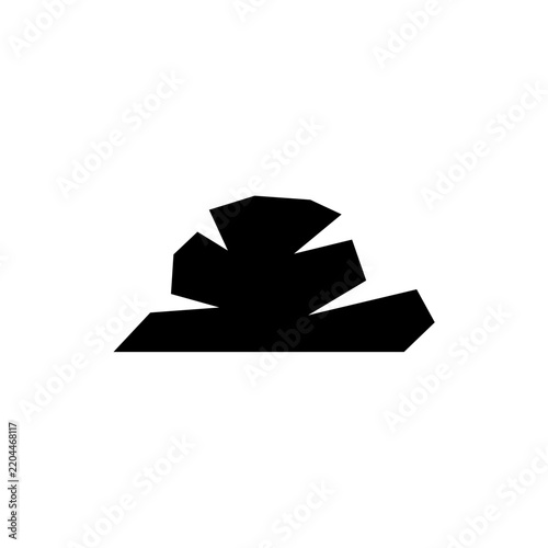 black and white pyramid