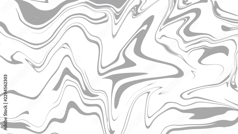 Fototapeta premium Grey and white fluid liquid marble abstract background