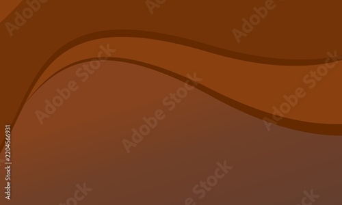 Geometric vector icon design with a wave pattern for an abstract wallpaper with a brown background; themes of technology and business ideas.