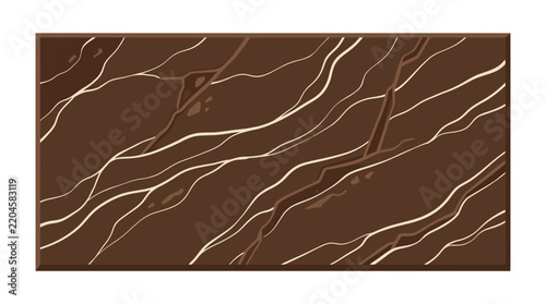 Dark brown marble texture background with light organic veining.