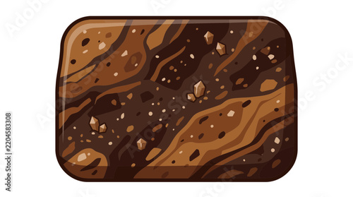 Dark brown speckled stone texture with earthy grain.