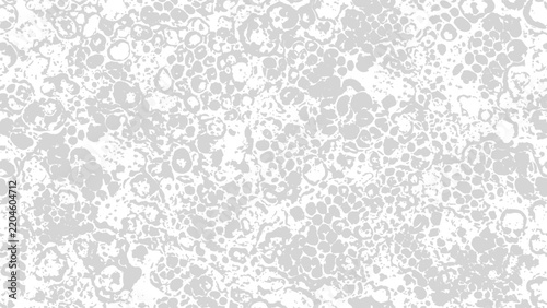 Old silver and white scattered circular blob cluster background design.