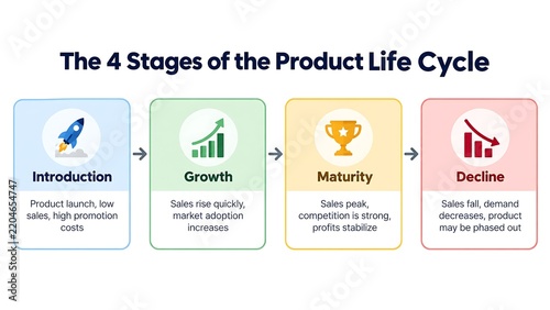 The 4 Stages of the Product Life Cycle