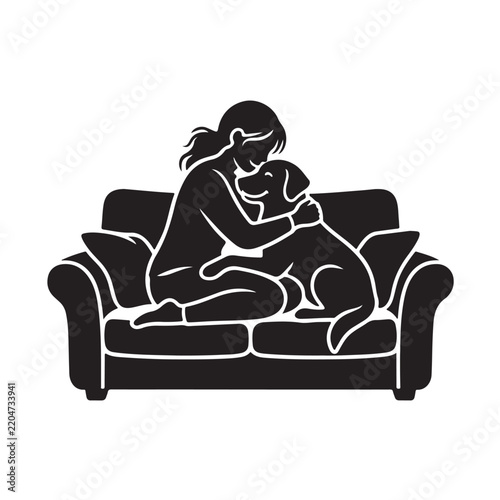 man sitting on a sofa