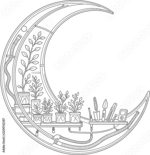 vector illustration of a letter