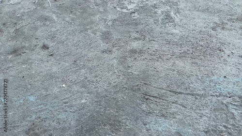 Top Down View of Rough Grey Concrete Texture