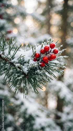 red christmas tree