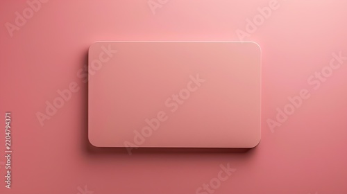 Muted Pink Rectangular Background Minimal Solid Color